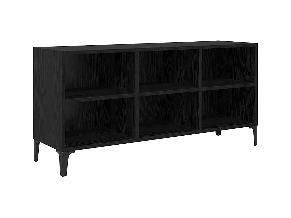 Meuble TV Noir 69.5 x 30 x 50 cm Bois d'ingénierie