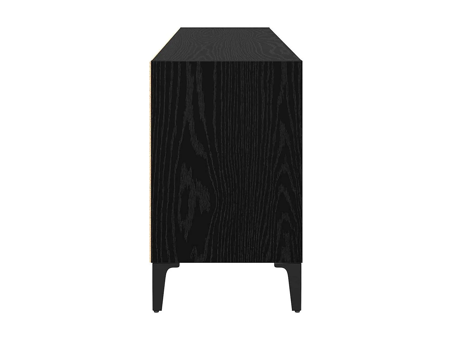 Meuble TV Noir 69.5 x 30 x 50 cm Bois d'ingénierie