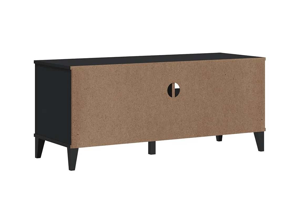 Meuble TV VIKEN noir bois d'ingénierie