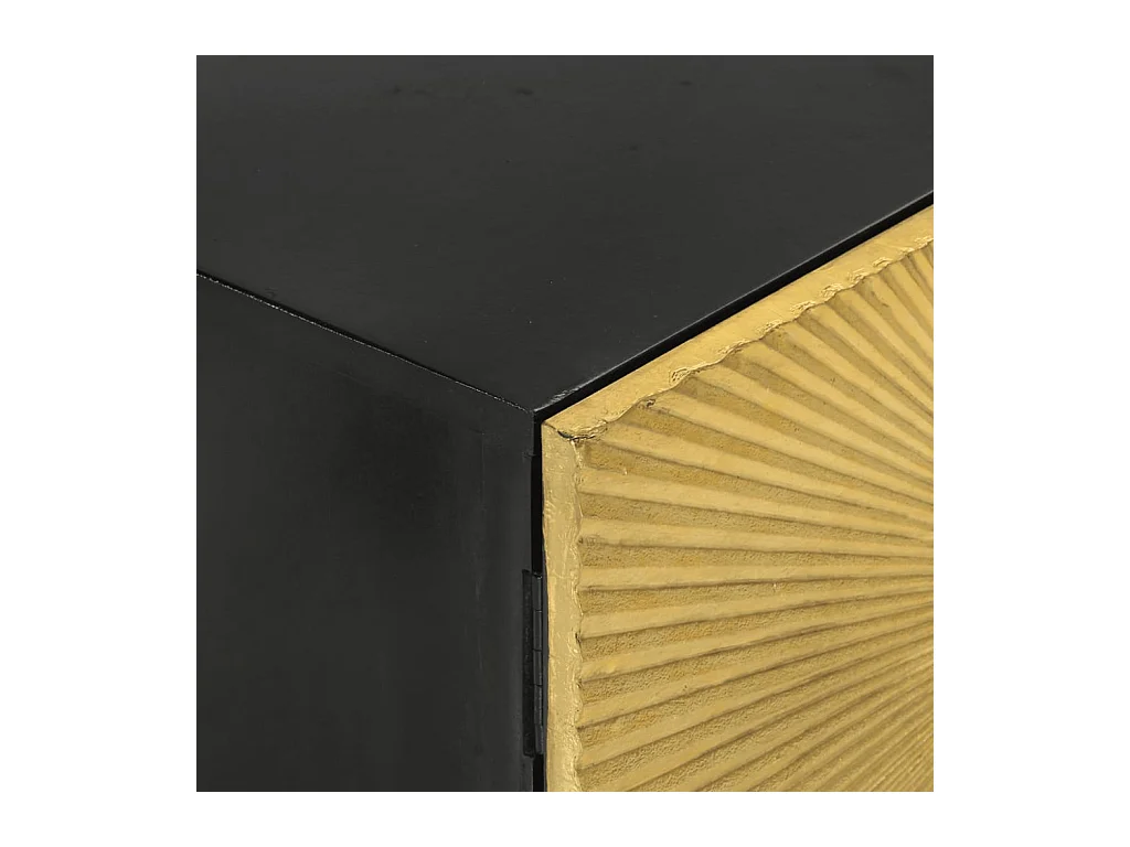 Meuble TV 110x30x45 cm bois massif de manguier