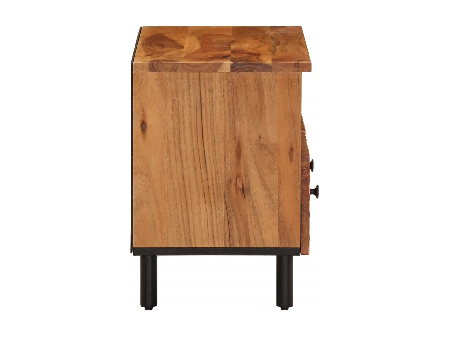Meuble TV 70x33x46 cm Bois d'acacia massif