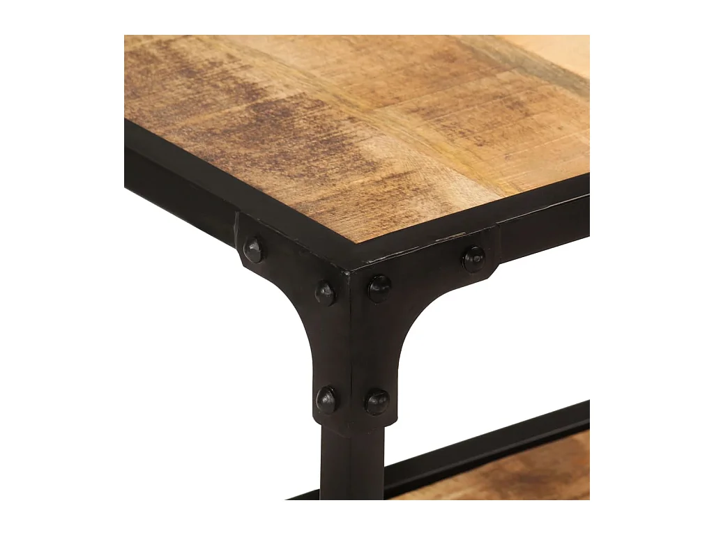 Meuble TV 150x30x41 cm bois massif de manguier