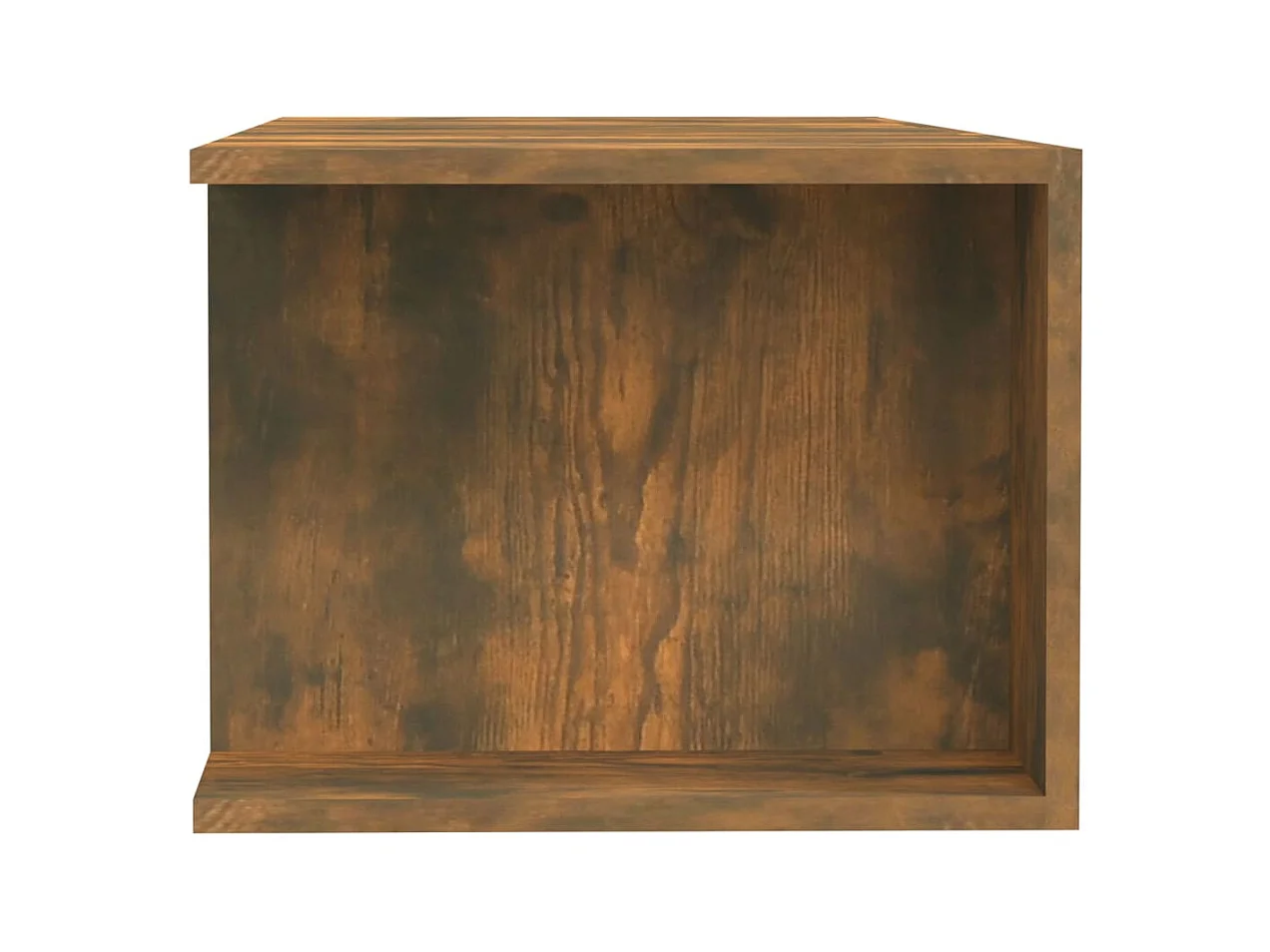 Mobile porta TV con luci LED rovere affumicato 135x39x30 cm