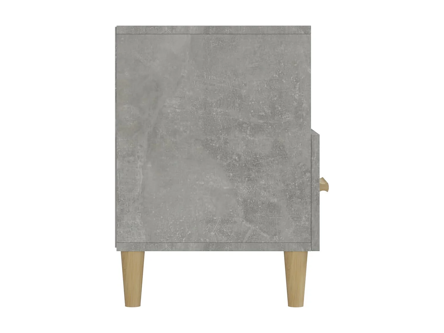 Meuble TV gris béton 102x36x50 cm bois d'ingénierie