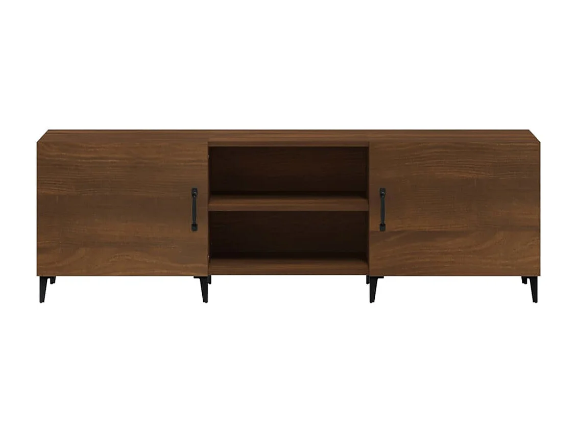 TV-Schrank aus brauner Eiche 150x30x50 cm Holzwerkstoff