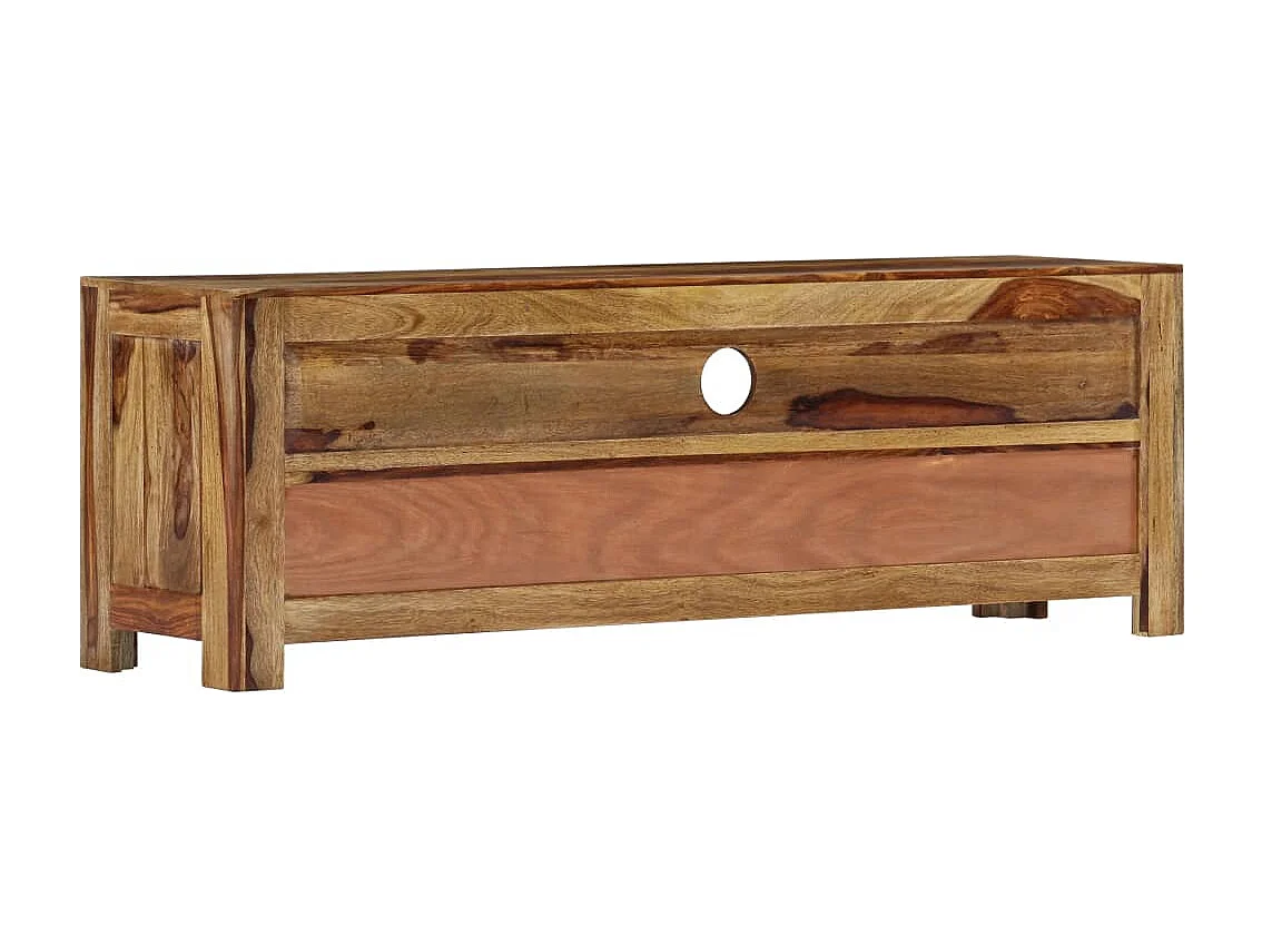 Meuble TV 120x30x40 cm Bois de Sesham solide