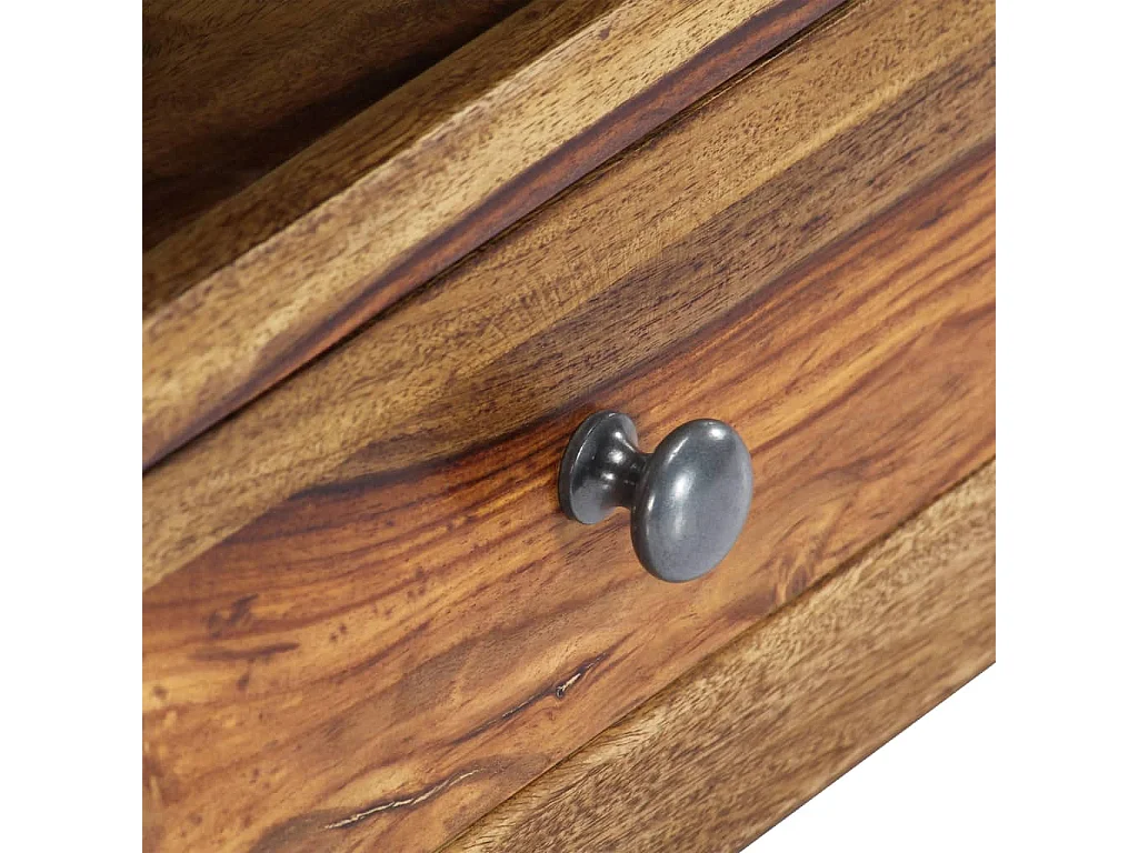 Meuble TV 120x30x40 cm Bois de Sesham solide