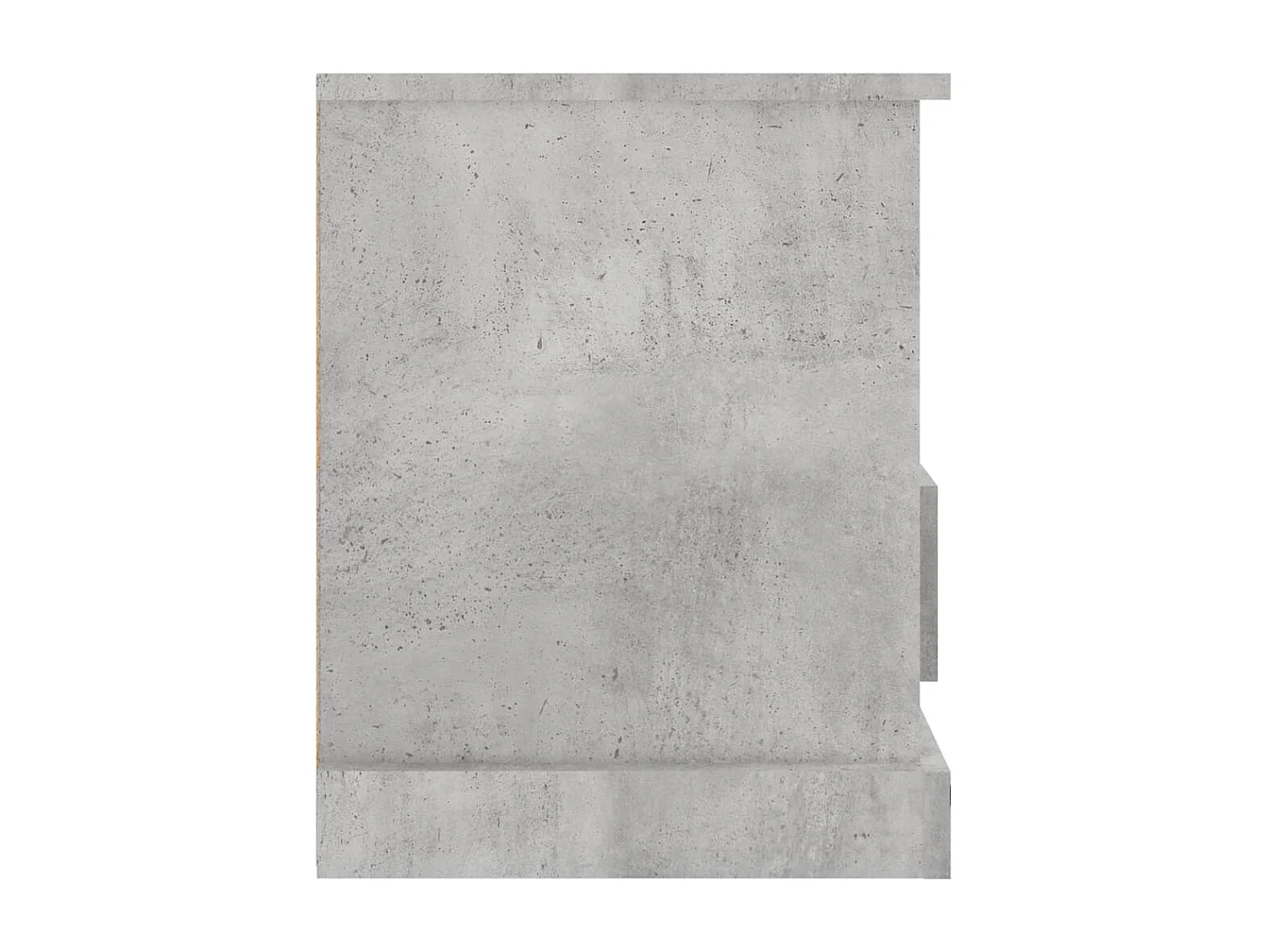 Meuble TV gris béton 93x35,5x45 cm bois d'ingénierie