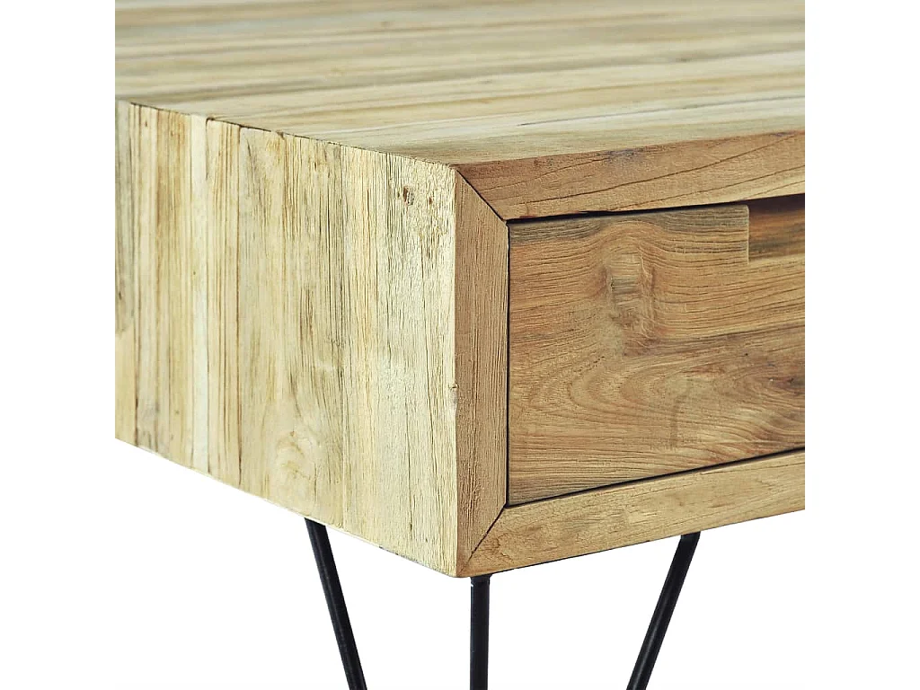 Mobile TV 120x35x35 cm Teak massello