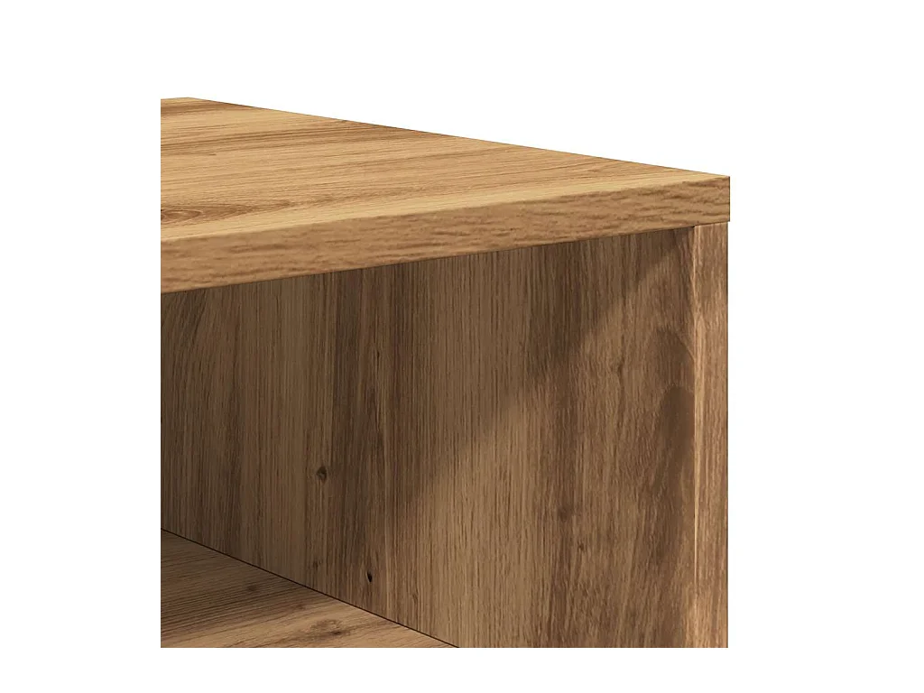 Mobile porta TV artigianale in rovere 150x33,5x45 cm in legno ingegnerizzato