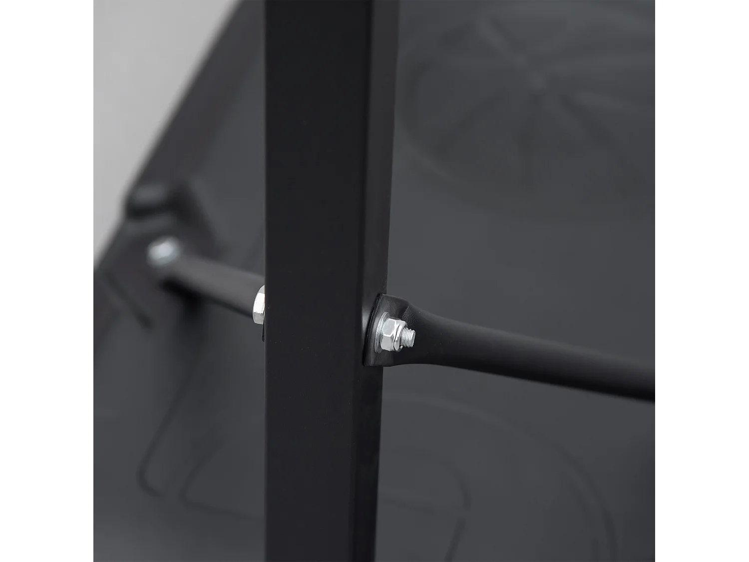 Panier de basket réglable en hauteur 195-250 cm avec support, acier, noir, pour enfants, avec roues (131, avec roues (131x49x250 cm)