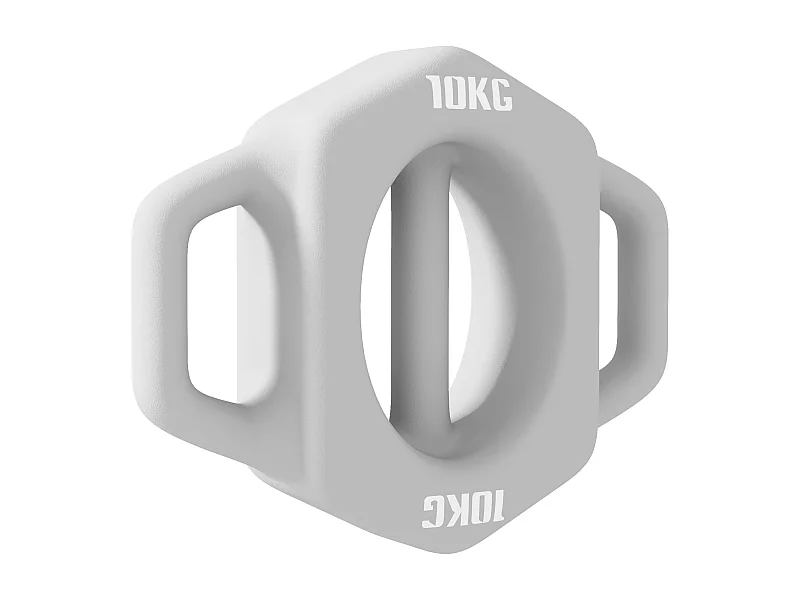 3-in-1 multifunctionele halter 10 kg, vloerbescherming, grijs kunststof (29x22x6cm)