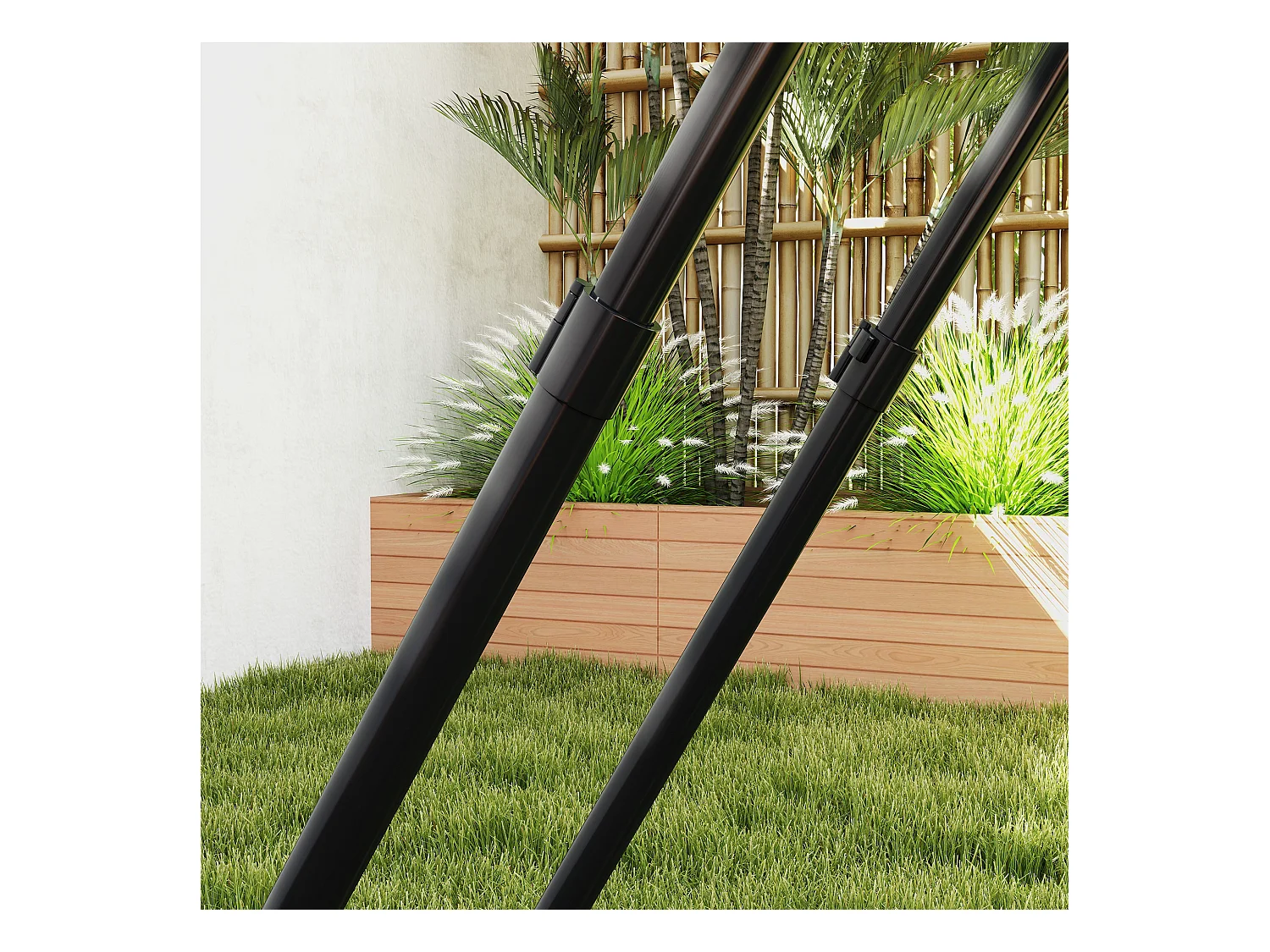 Rebondisseur de football pliable, 5 positions réglables, acier, noir (128x118x108-120cm)