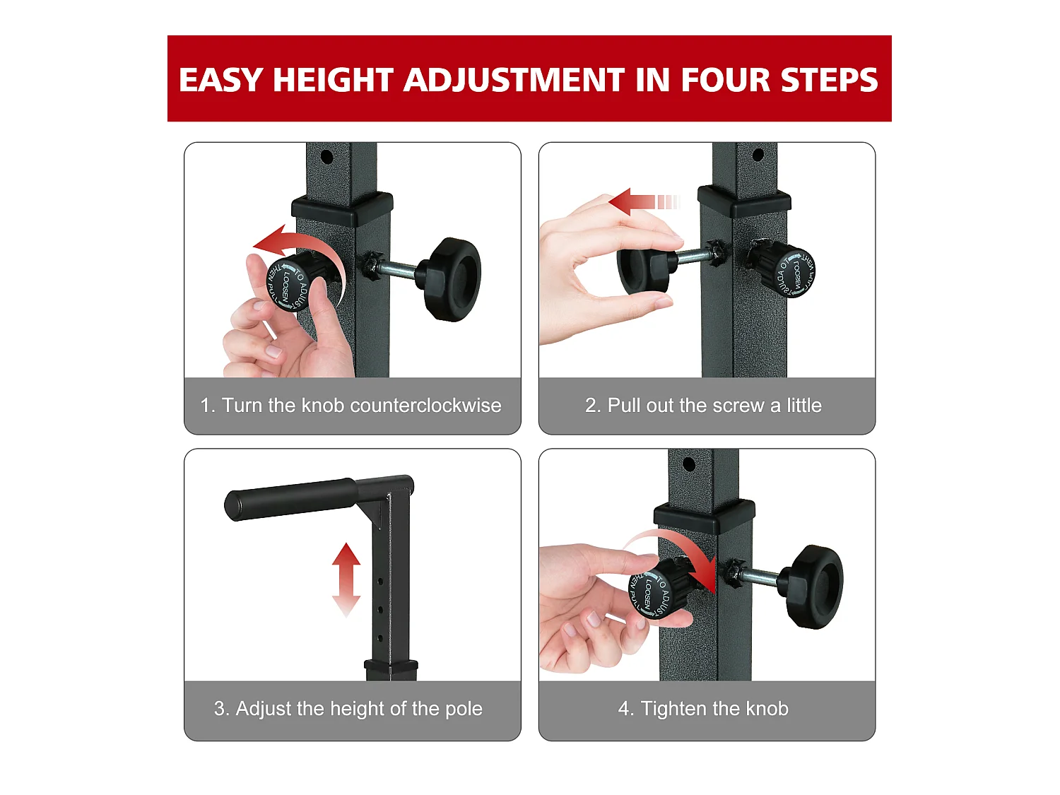 Station de dips réglable en hauteur, barres de dips antidérapantes, acier renforcé, noir (78x70x130 cm)