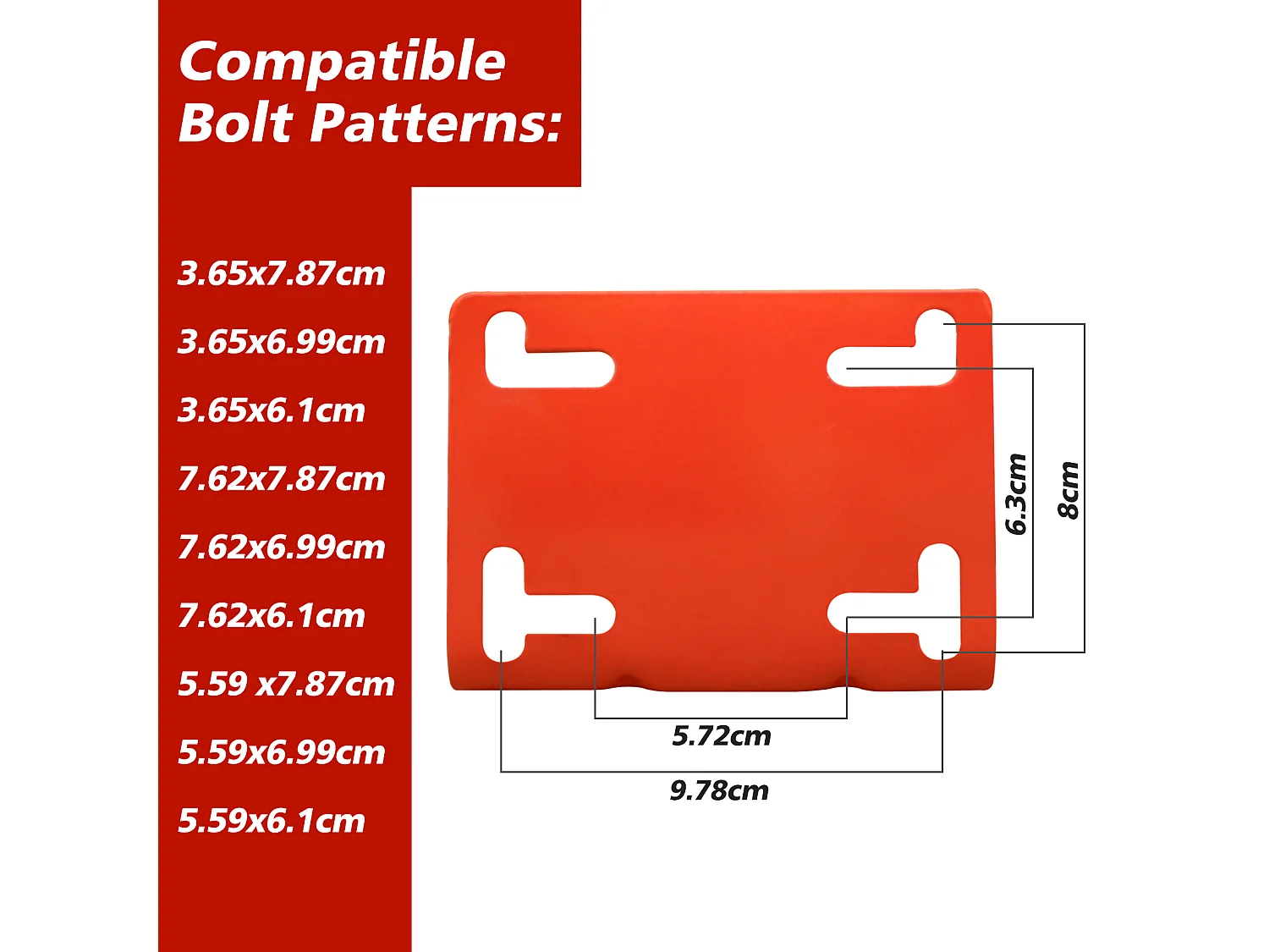 Panier de basket remplacement, montage mural ou porte, acier robuste, filet nylon, rouge (58x50x10 cm)