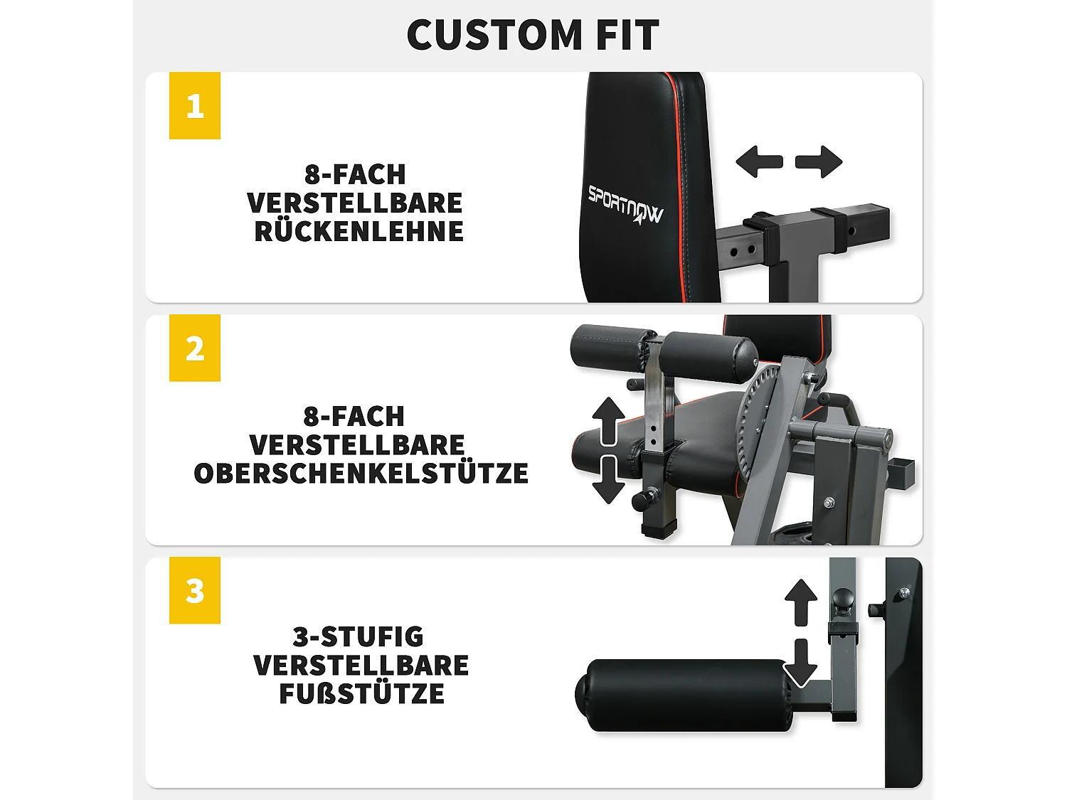 Appareil de musculation pour jambes ajustable avec charge de poids, acier, gris (100x90x105 cm)