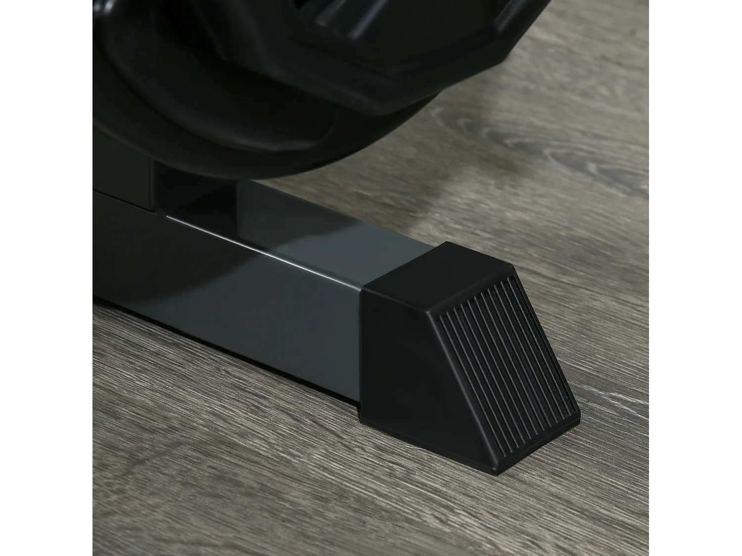 Appareil de musculation pour jambes ajustable avec charge de poids, acier, gris (100x90x105 cm)