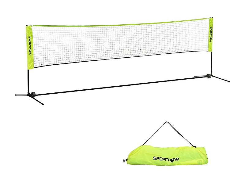 Filet multifonction réglable, métal, vert (420x103x107-155cm)