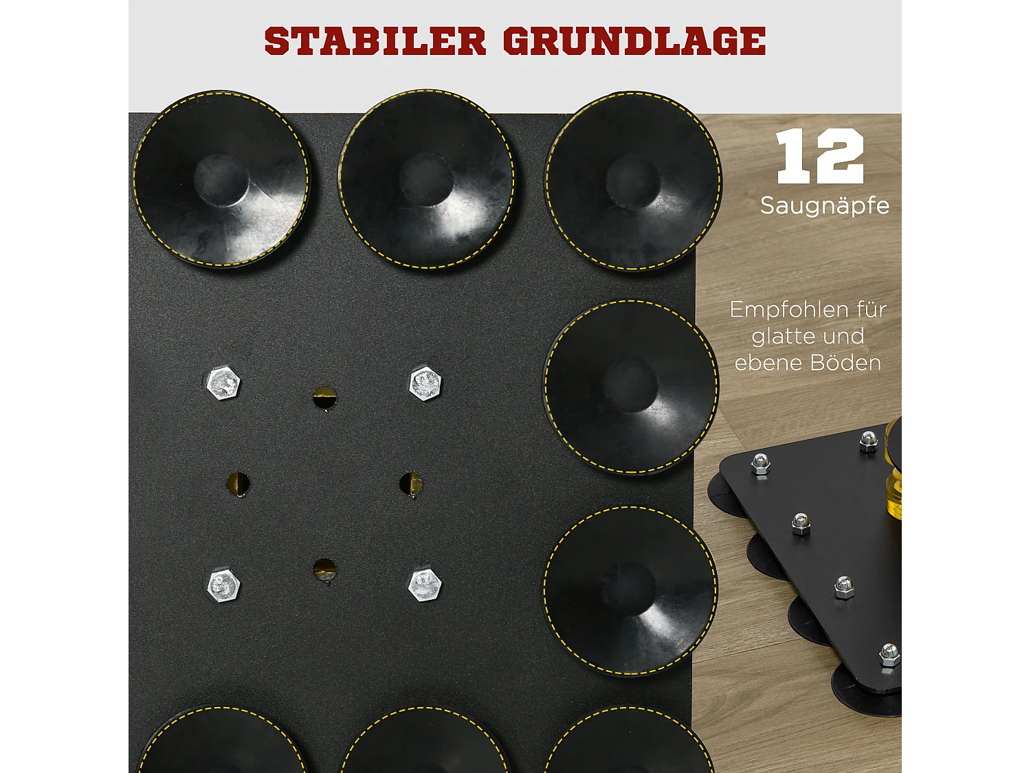 Boxeur sur pied avec deux Speedballs, support reflex, réglable 140-205 cm, cuir synthétique, noir (84x36x140-205 cm)