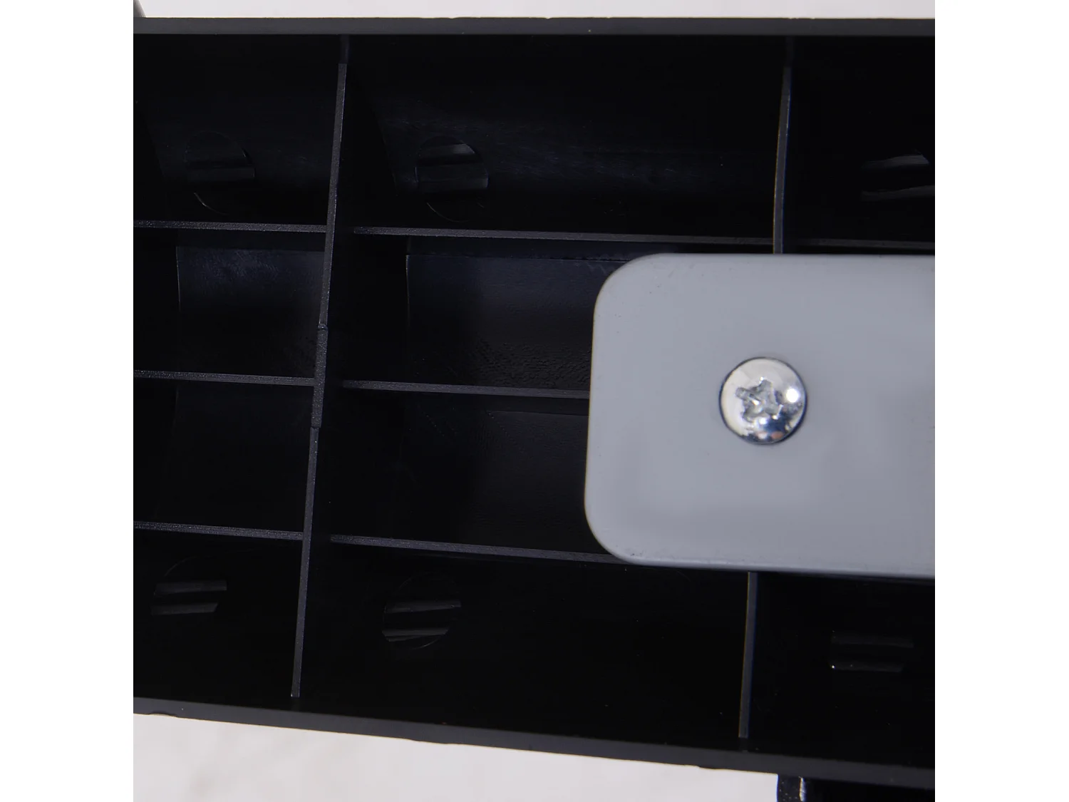 Vélo d'appartement mini pédalier, design compact avec écran LCD, polypropylène, argent (35x40x31cm)