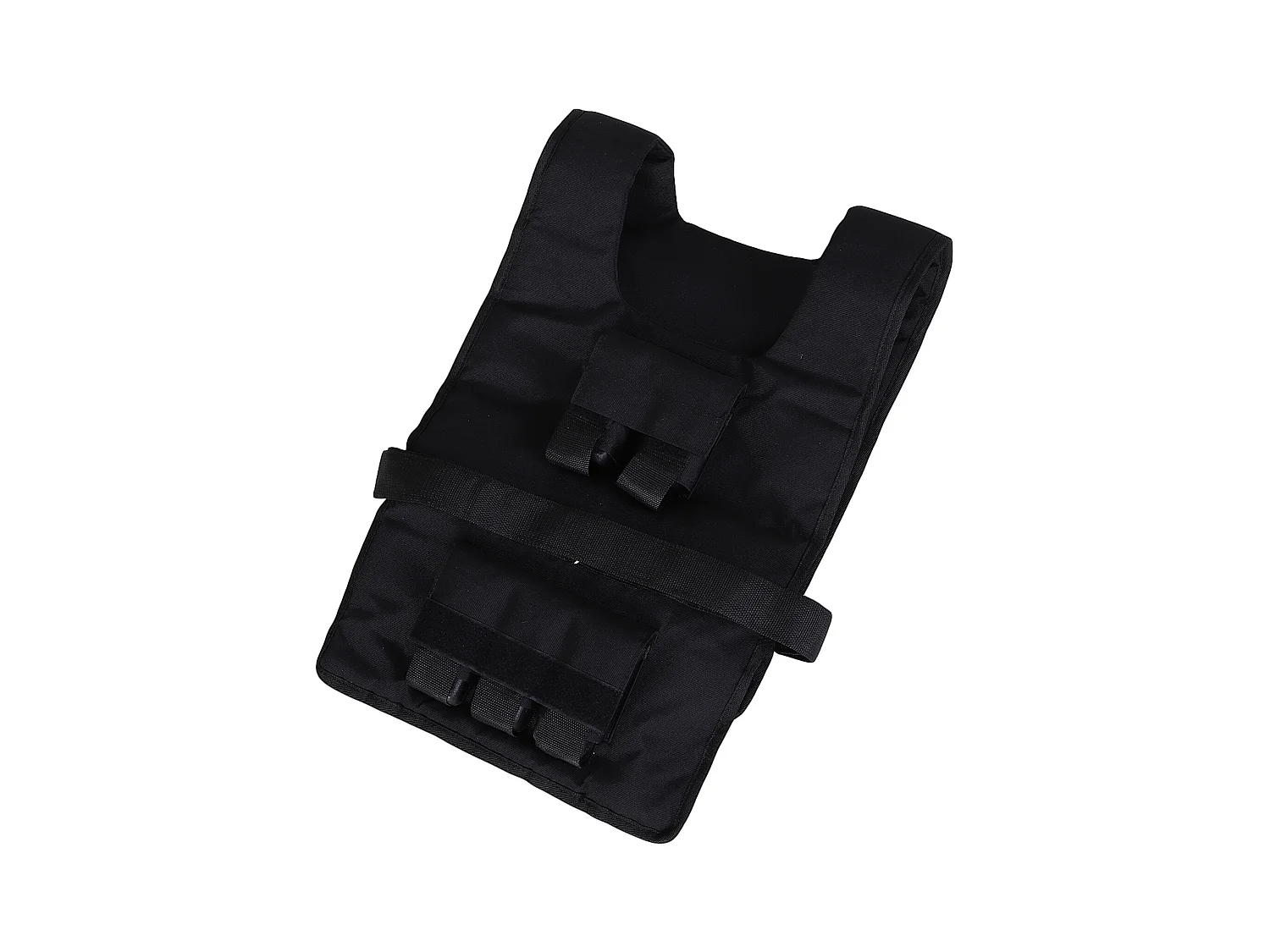 Gilet de poids ajustable 20 kg, Oxford, Noir, pour entraînement (36x52 cm)