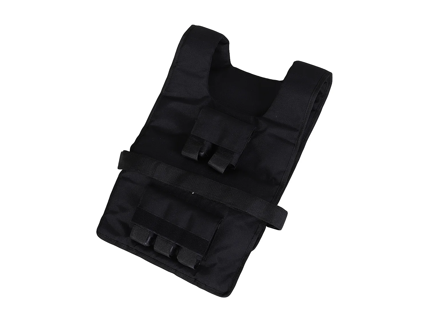 Verstelbaar gewichtsvest 20 kg, Oxford, zwart, voor training (36x52 cm)