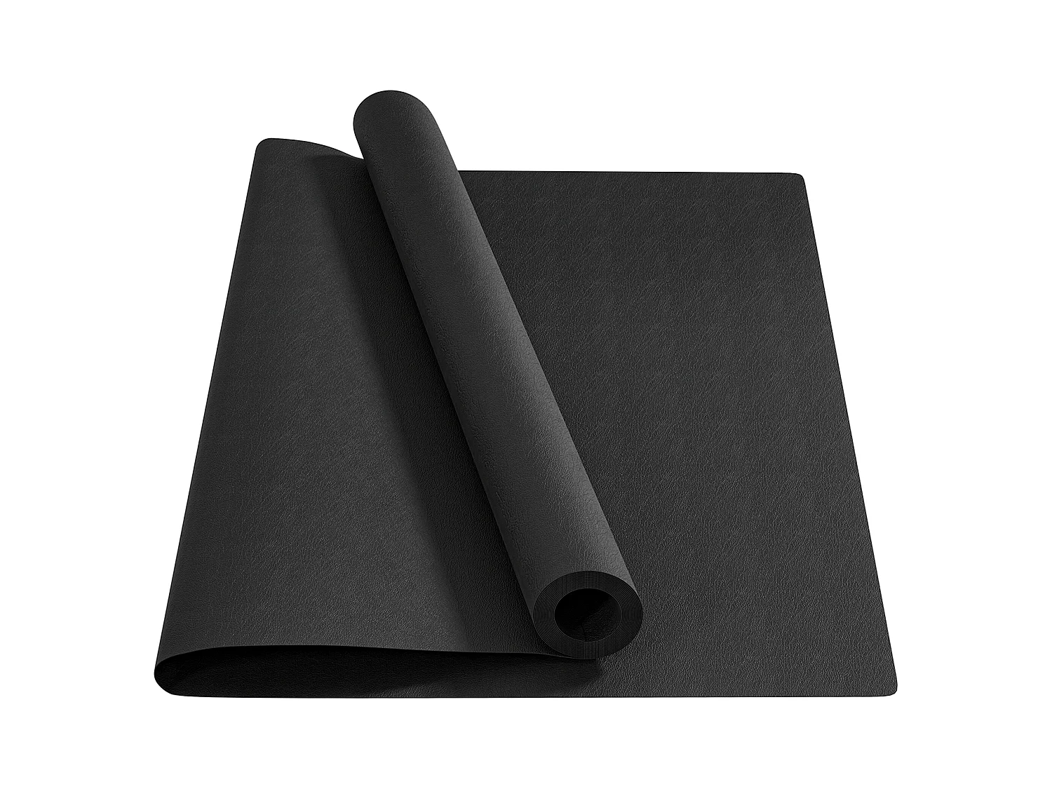 Tapis de protection antidérapant pour équipement de fitness, en plastique, noir, 4 mm d'épaisseur (200x100x1 cm)