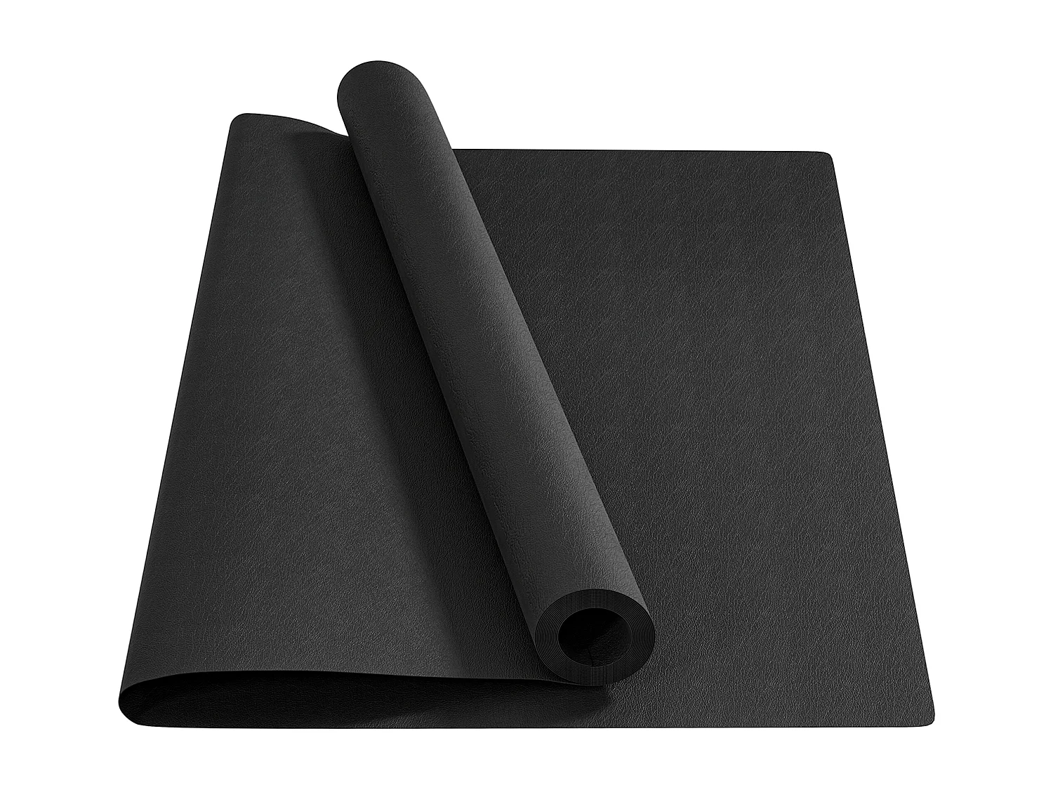 Tapis de protection antidérapant pour équipement de fitness, en plastique, noir, 4 mm d'épaisseur (200x100x1 cm)