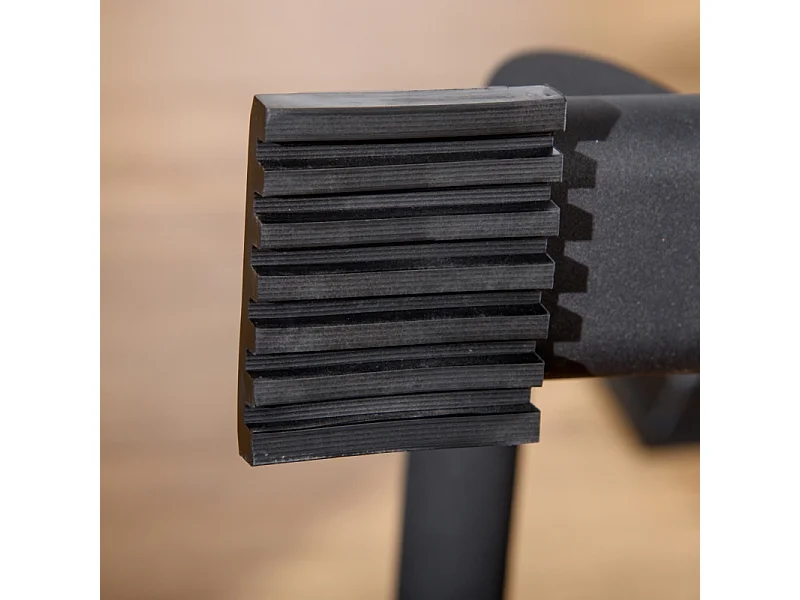 Poignées de pompe en acier antidérapantes pour un entraînement efficace, noir (36x25x20 cm)