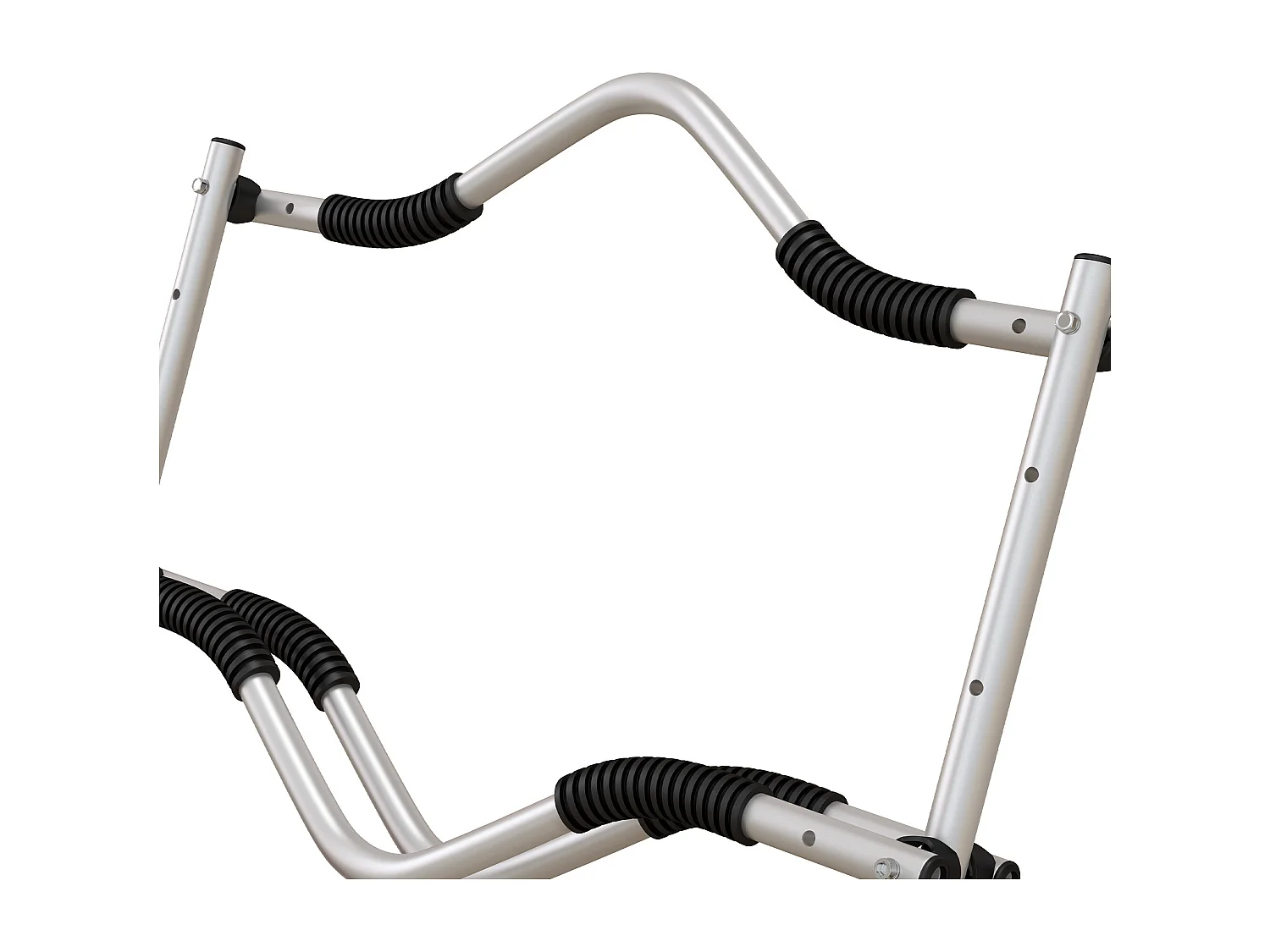 Chariot réglable pour kayak, canoë et paddleboard, aluminium, jaune (82x25.4x77.5cm)