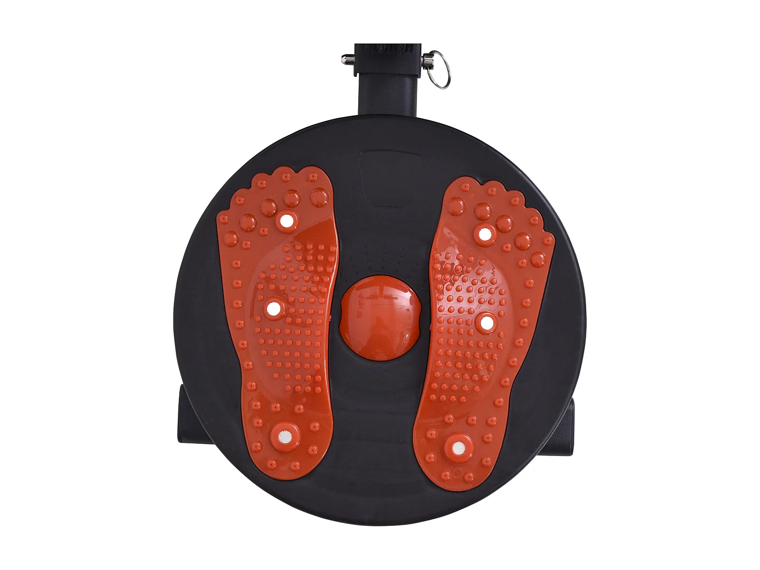 Banc de musculation réglable pour abdominaux, acier, rouge et noir, avec mousse haute densité (166x53x60cm)