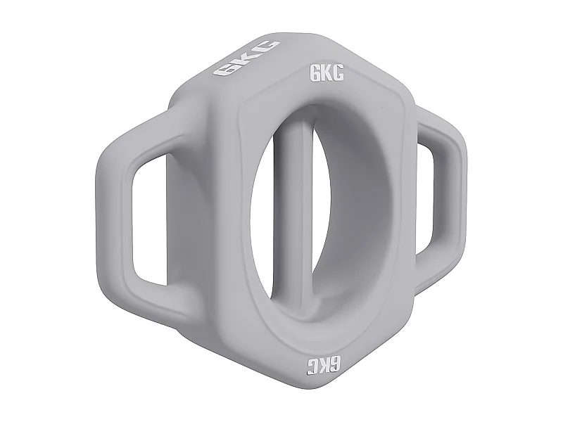 3-in-1 halter, 6 kg, multifunctioneel met kunststof behuizing, grijs (25x20x6 cm)