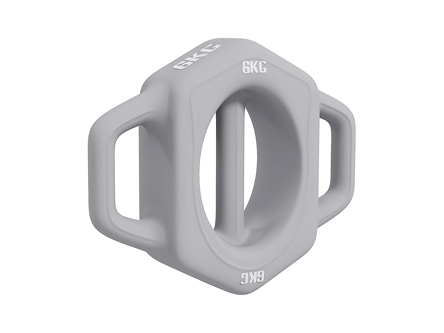 3-in-1 halter, 6 kg, multifunctioneel met kunststof behuizing, grijs (25x20x6 cm)