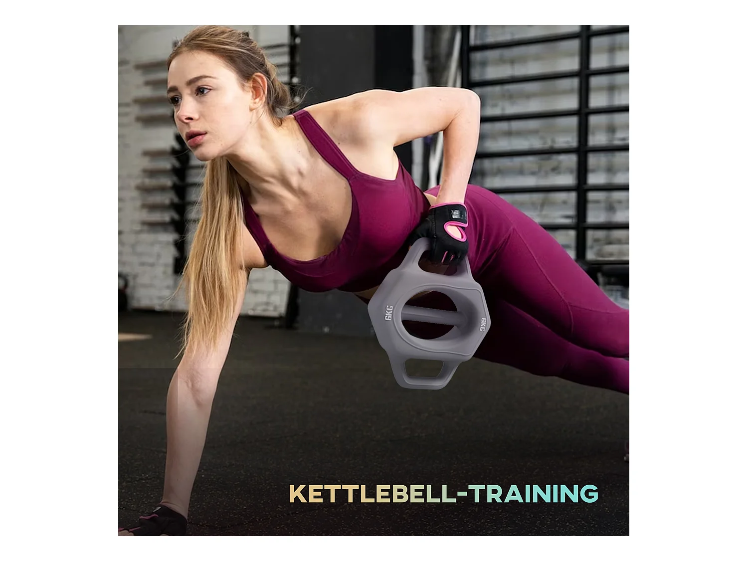 3-in-1 halter, 6 kg, multifunctioneel met kunststof behuizing, grijs (25x20x6 cm)