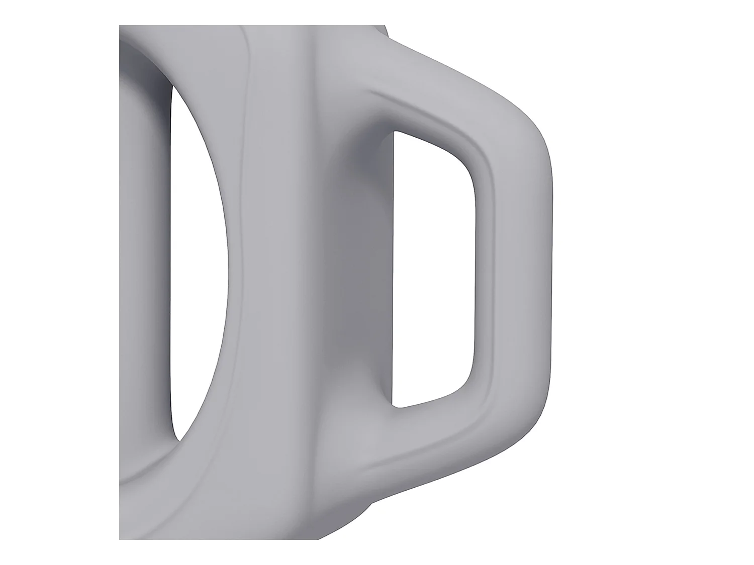 3-in-1 halter, 6 kg, multifunctioneel met kunststof behuizing, grijs (25x20x6 cm)