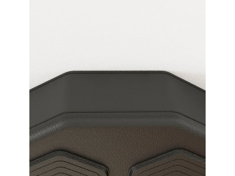 Cible de boxe électronique avec Bluetooth, musique et LED, en similicuir, noir (40x40x7.5cm)