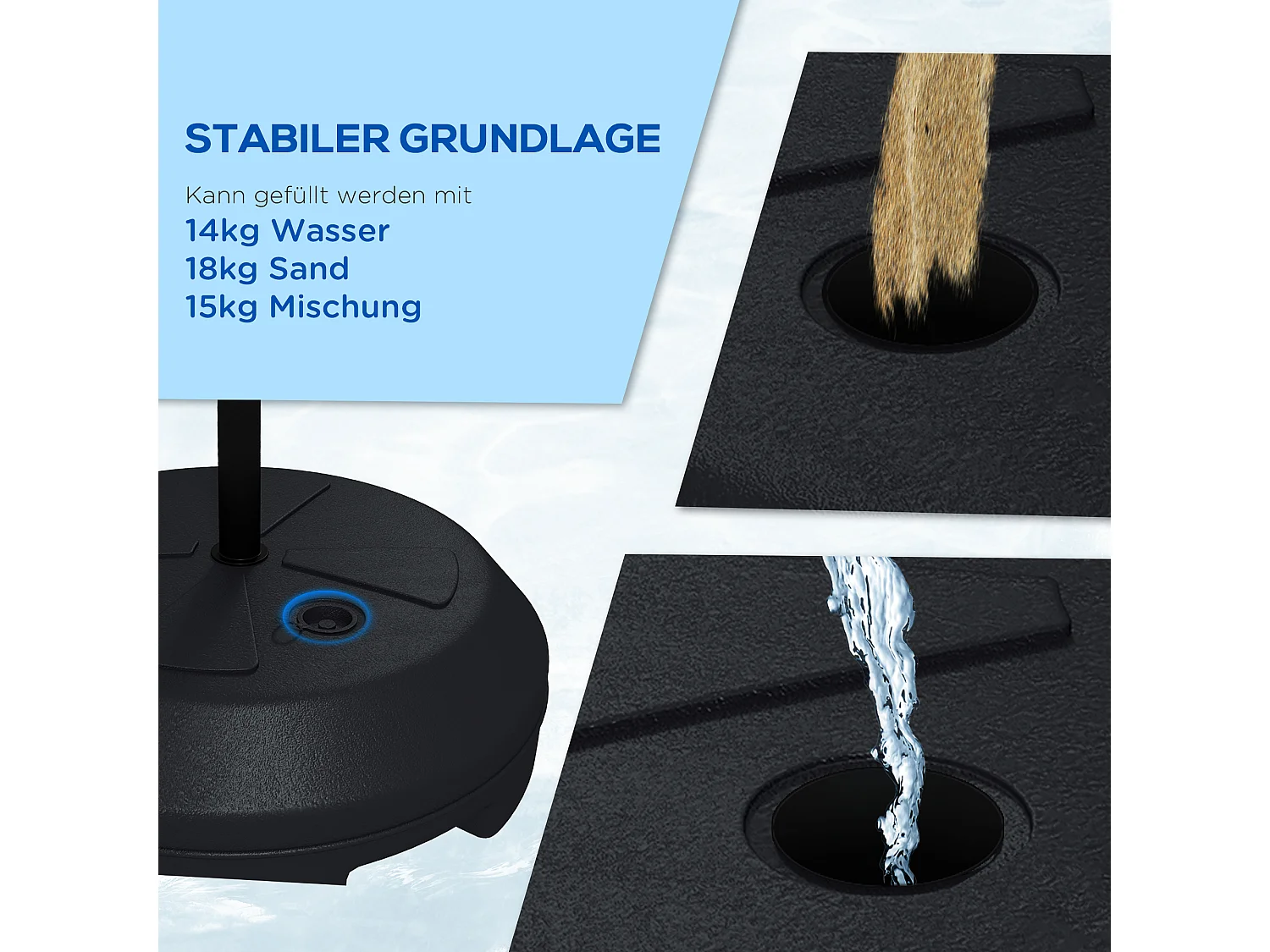 Panier de basket réglable en hauteur 129-179 cm avec support, incl. cible magnétique de fléchettes, acier, marron (38x38x179 cm)