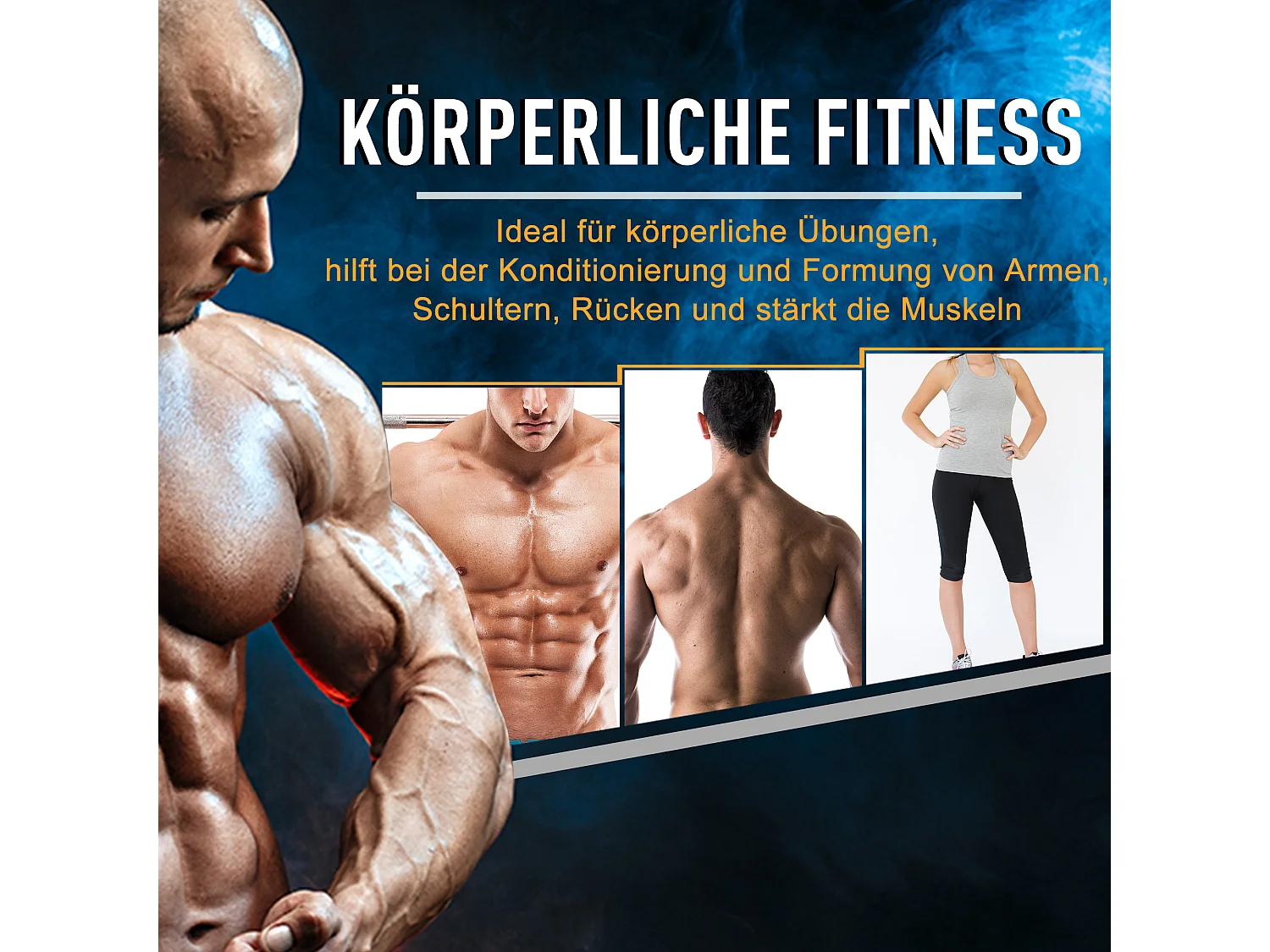 Set d’haltères 20kg 2-en-1, fer, plastique PP, rouge et noir (21.5x21.5x3.8cm)