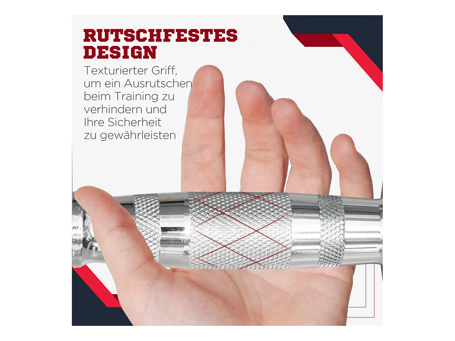 Haltères hexagonales en métal, 2x6 kg, recouvertes de caoutchouc, noir (11.5x11.5x28.8 cm)