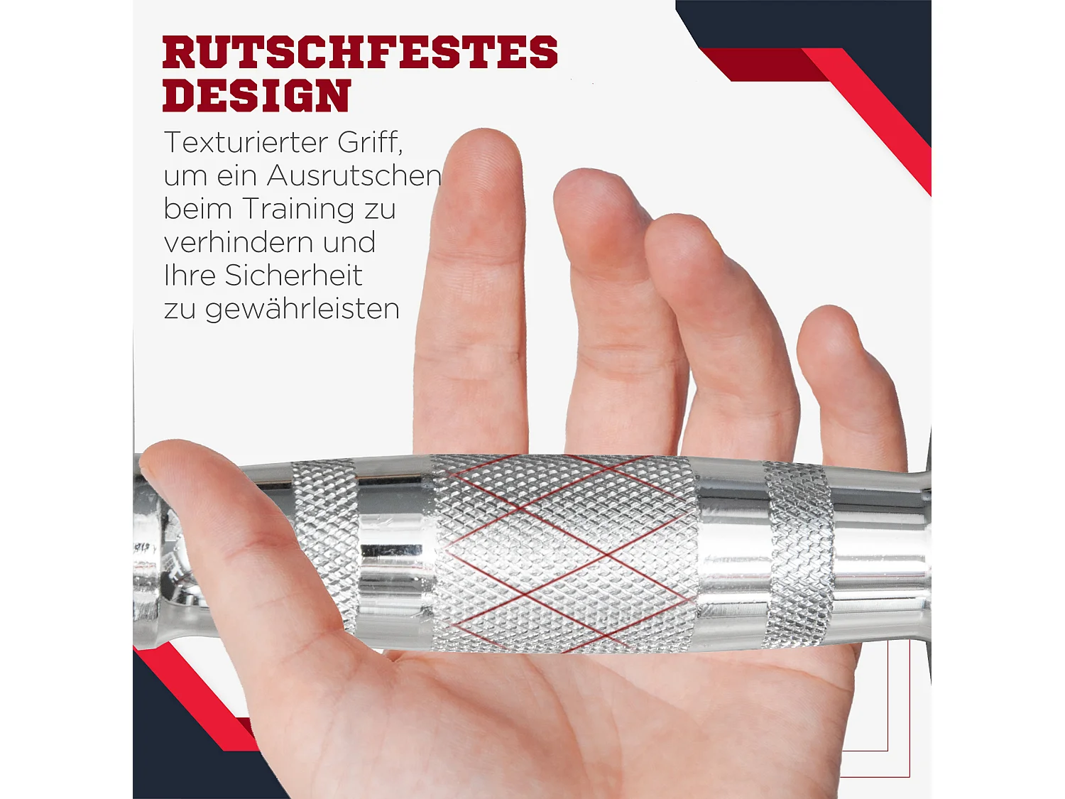 Haltères hexagonales en métal, 2x6 kg, recouvertes de caoutchouc, noir (11.5x11.5x28.8 cm)