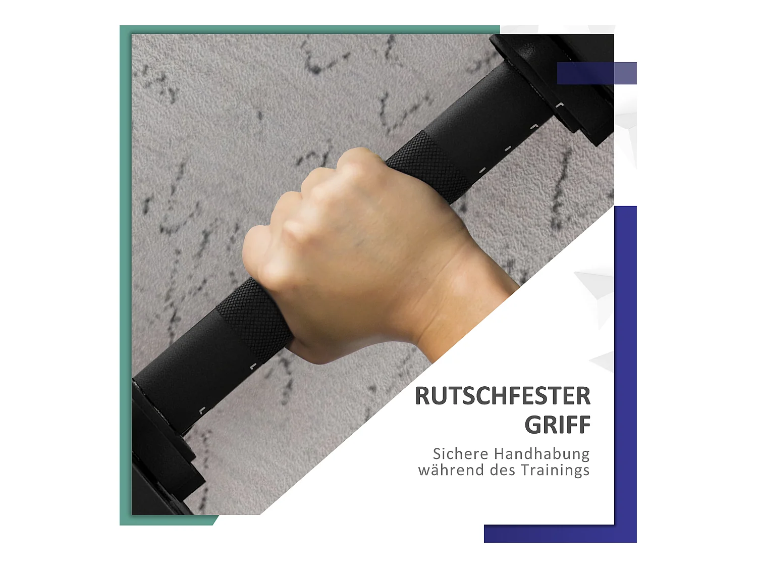 Set de Haltères 2-en-1 Réglables 15 kg, Acier et Plastique, Noir (95x20x20 cm)