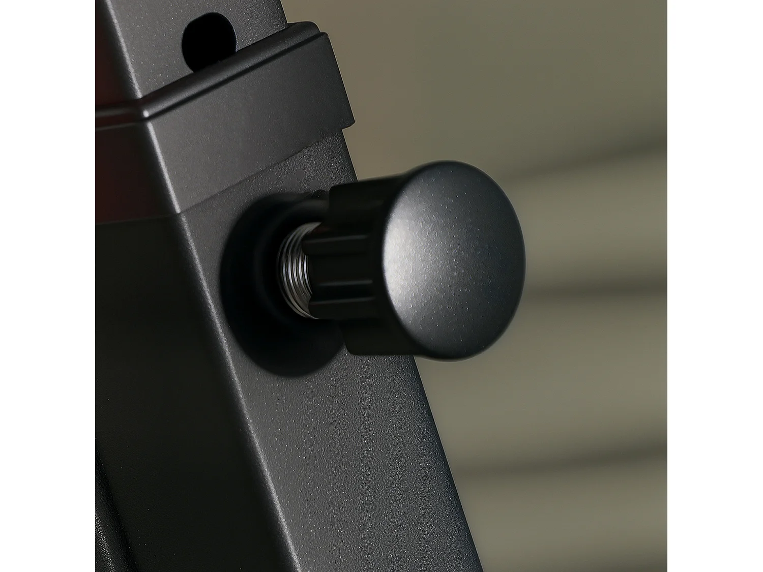 Banc de musculation pliable, réglable, polyvalent, cuir synthétique, noir (103x65x67-98cm)