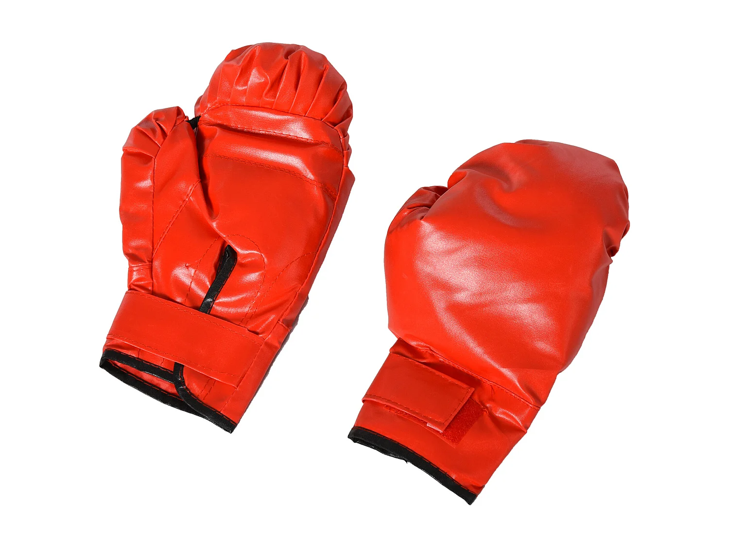Sac de frappe avec gants, rempli, pour adultes et adolescents, PVC, noir-rouge, Ø30x120 cm (16 kg)