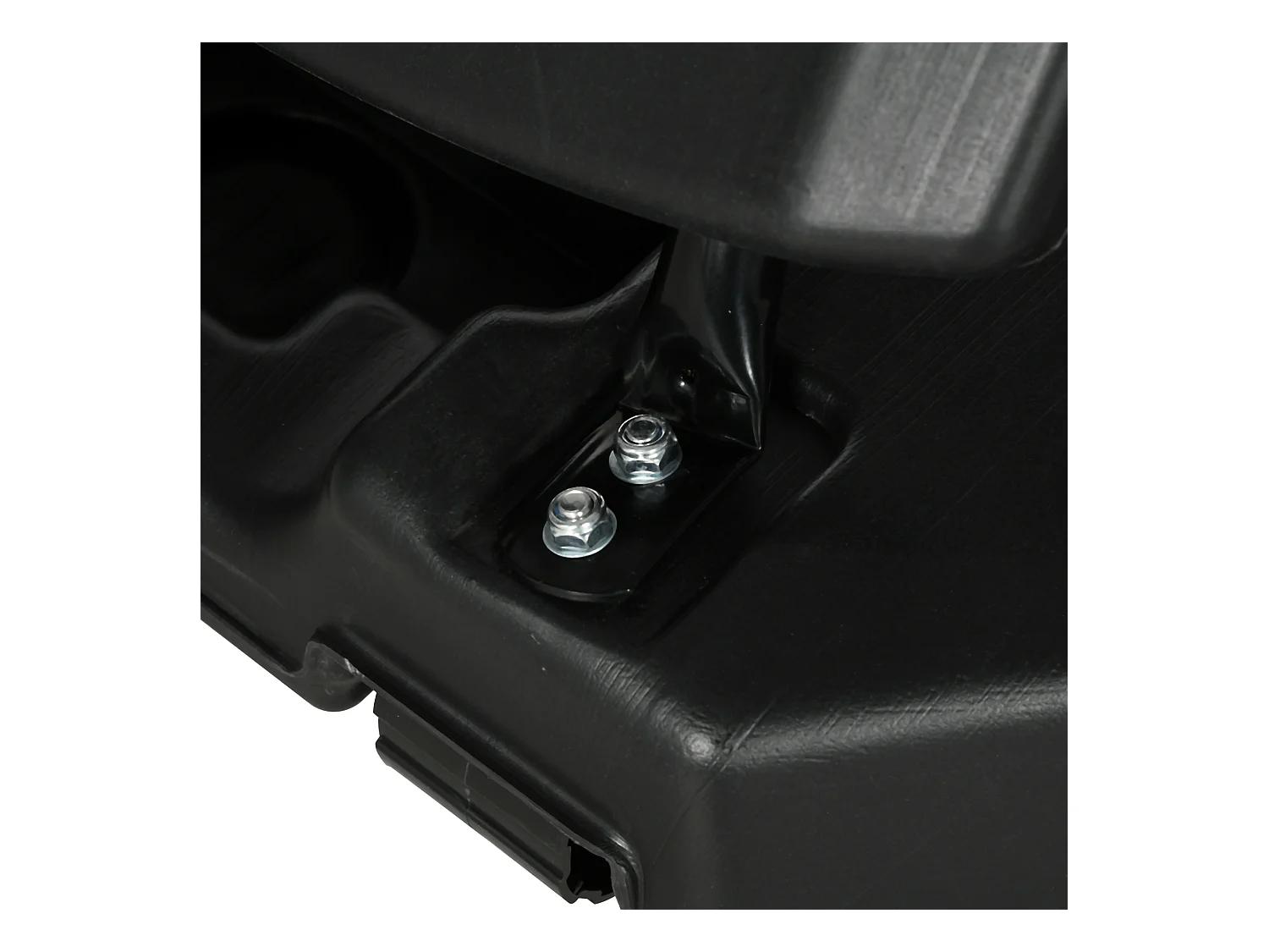 Panier de basketball réglable en hauteur 293-350 cm, avec panneau en acier et roulettes pour jardin et terrain de sport, noir (111x70.5x350 cm)