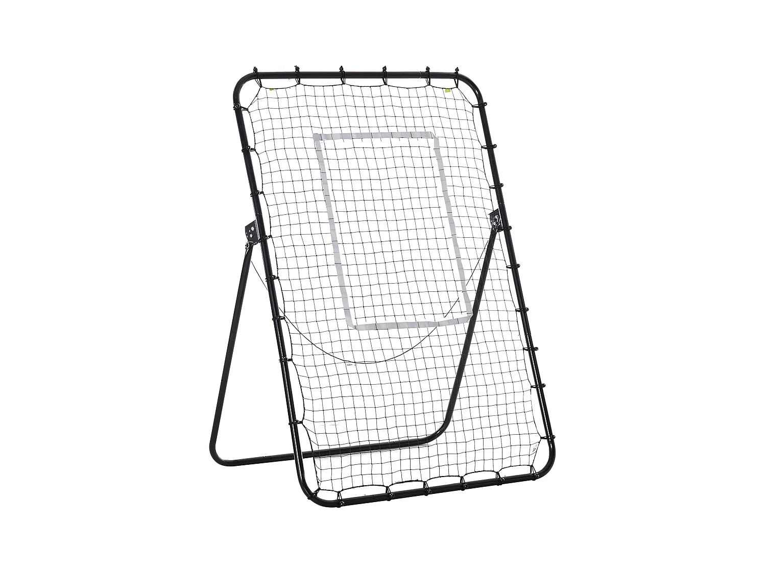 Rebondisseur Football, Pliable, Réglable, Métal, Noir (123x73x178.5 cm)