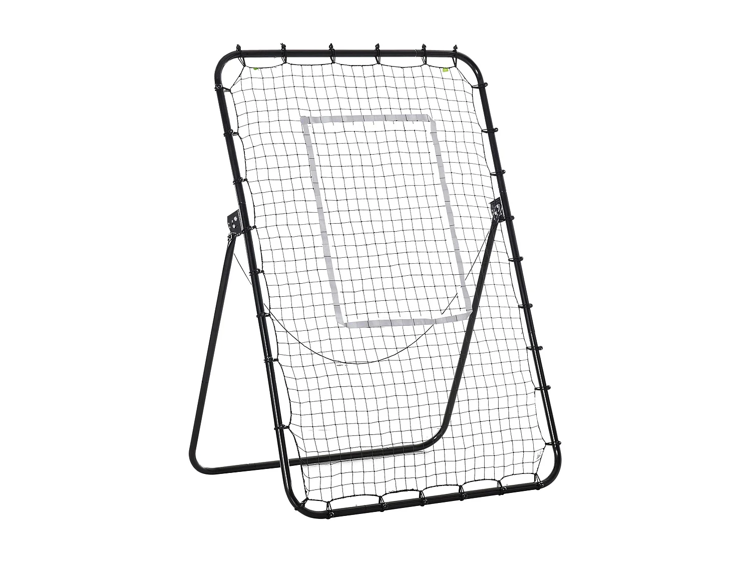 Rebondisseur Football, Pliable, Réglable, Métal, Noir (123x73x178.5 cm)