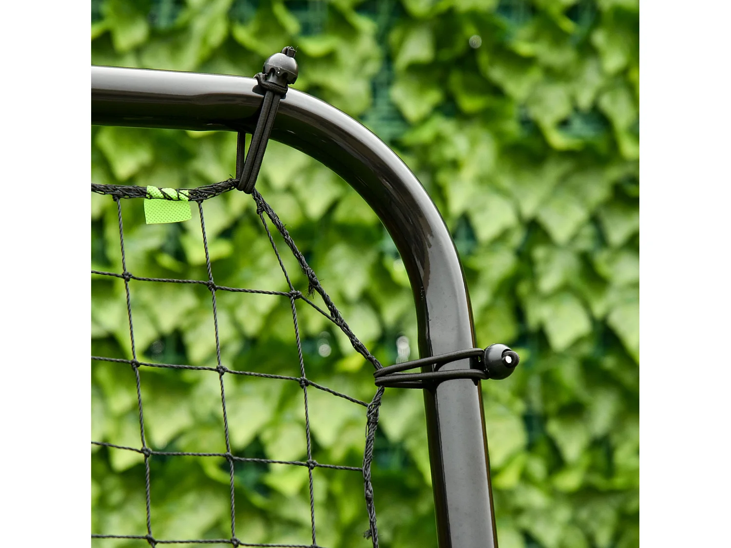 Rebondisseur Football, Pliable, Réglable, Métal, Noir (123x73x178.5 cm)