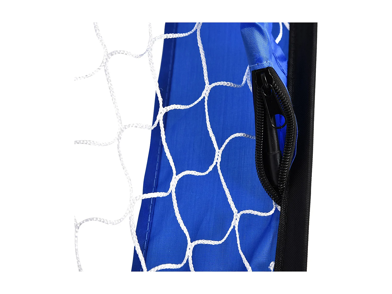 But de football Pop-Up, 2 pièces, portable et pliable, avec sac de transport, bleu (123x80x80 cm)