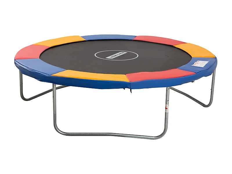 Accessoires de trampoline, set complet avec filet de sécurité, bâche et échelle, polyester, multicolore (305x305x15cm)