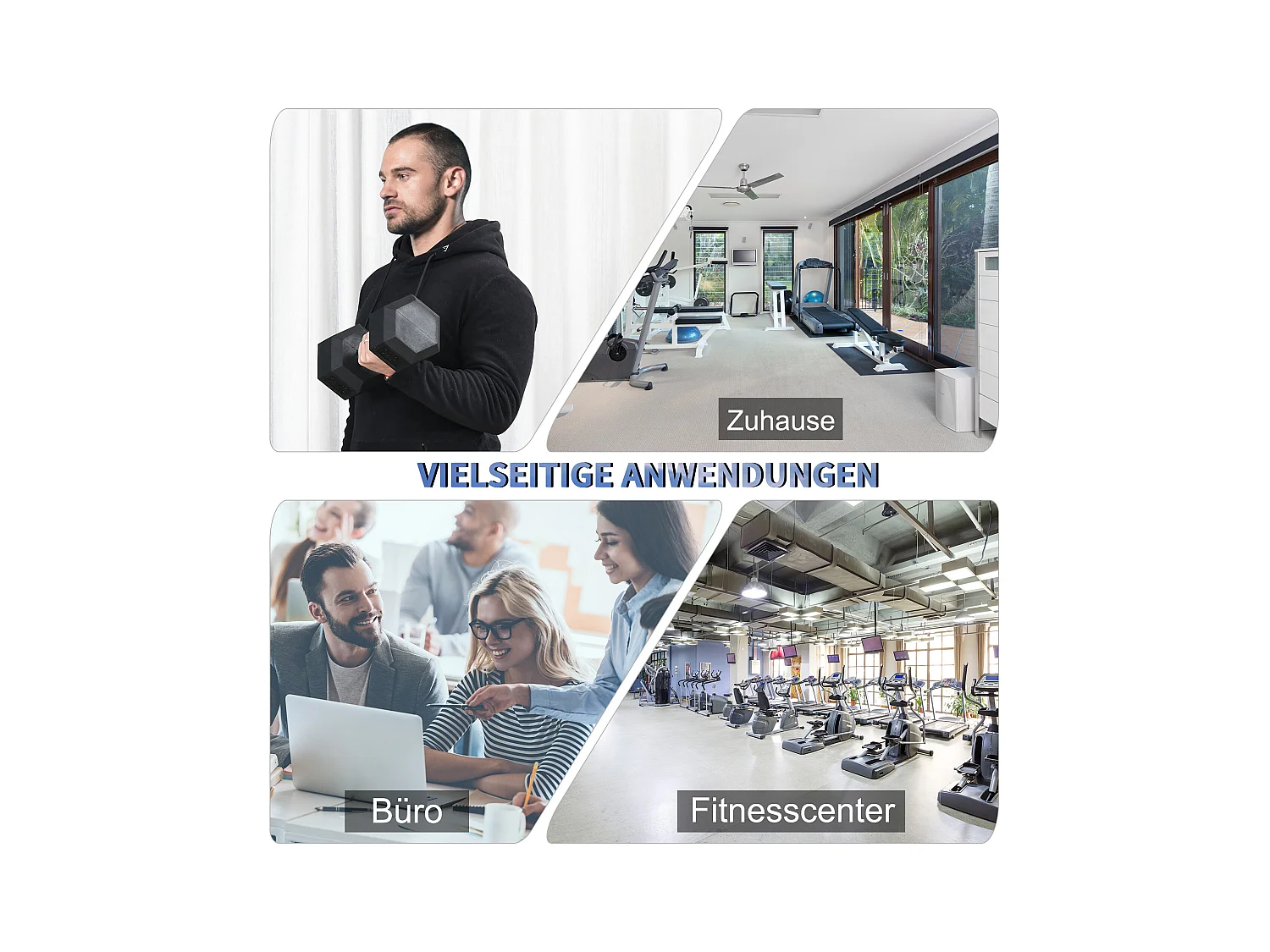 Haltère Hexagonale 15 kg, Métal et Caoutchouc, Noir (15.5x15.5x33.6 cm)